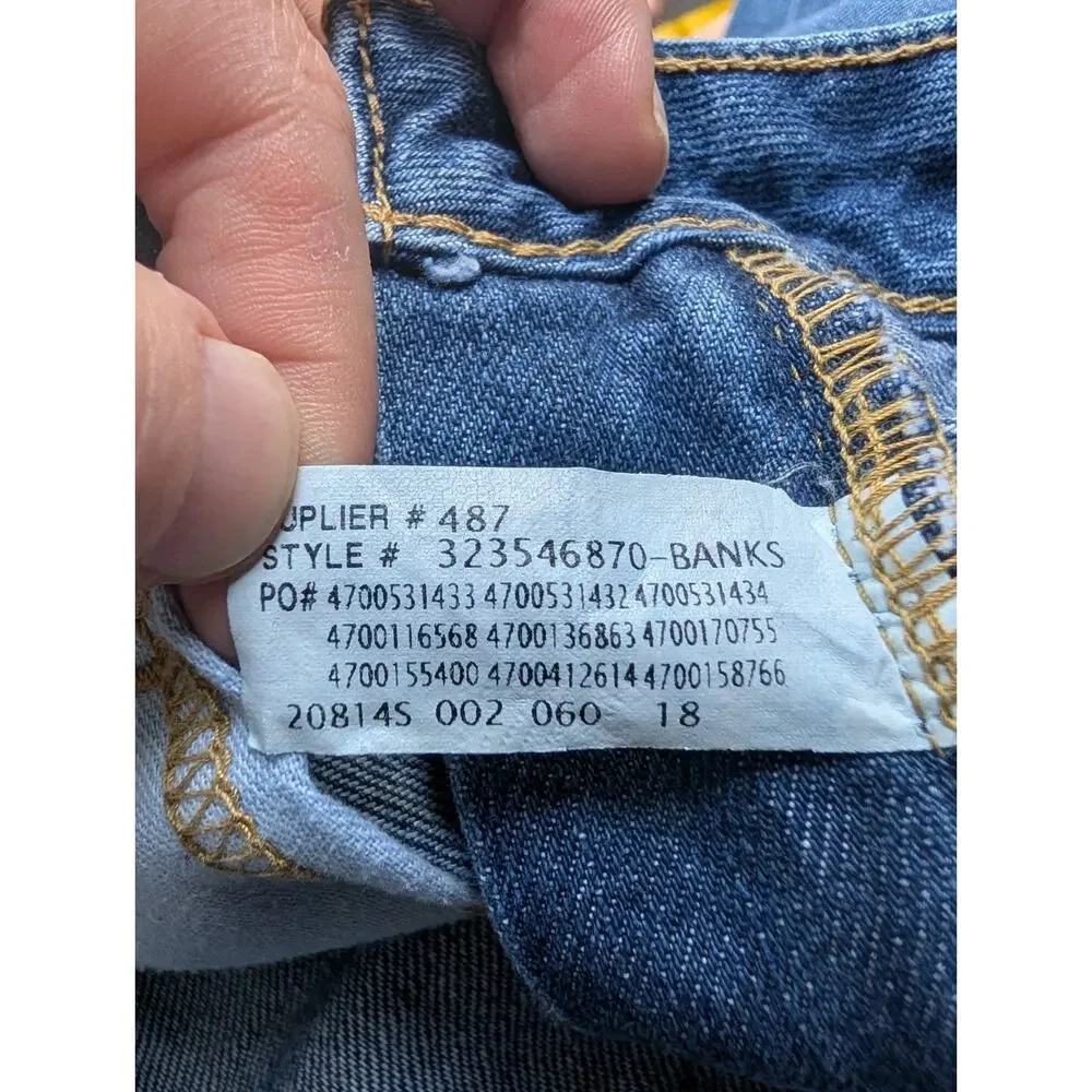 Polo Ralph Lauren Boys Slim Fit Straight Leg Jeans Sz 18‎ Cotton Medium Wash
